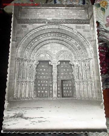 Postales: ANTIGUA POSTAL DE  AVILA - BASILICA DE SAN VICENTE, PORTADA ROMANICA - GARCIA GARRABELLA