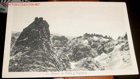 Postales: ANTIGUA POSTAL DE ALMIAR DE PABLO Y SAGRARIO (AVILA) 1943 - CASTA&Ntilde;EIRA-