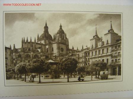 Postales: SEGOVIA PLAZA DEL GENERALISIMO - Foto 1