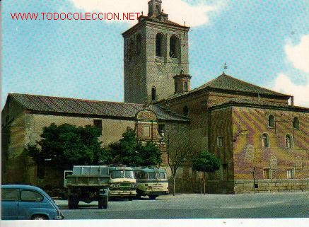 Postales: AREVALO (AVILA) IGLESIA DE SAN SALVADOR A&Ntilde;OS 60