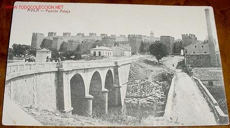 Postales: ANTIGUA POSTAL DE AVILA - PUENTE DAJA - CASTA&Ntilde;EIRA Y ALVAREZ