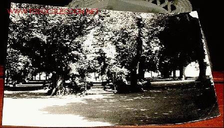 Postales: ANTIGUA  POSTAL  DE   VILLAFRANCA DEL BIERZO (LEON) - PARQUE JARDIN - ALARDE