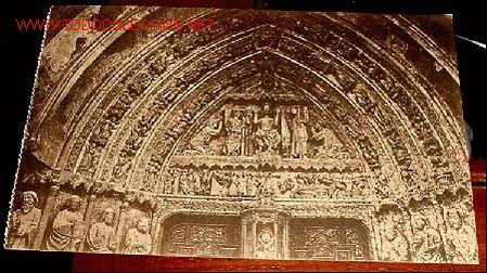 Postales: ANTIGUA  POSTAL  DE   LEON - CATEDRAL, ARCO DE LA PUERTA DEL CENTRO - GRAFOS
