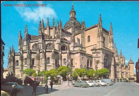 Postales: 50-SEGOVIA.La Catedral