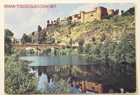 Postales: 2-PUEBLA DE SANABRIA.Zamora-Rio Tera.Circulada.