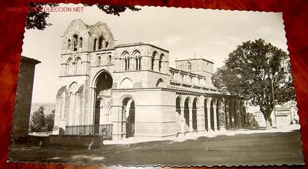 Postales: ANTIGUA POSTAL DE AVILA - BASILICA DE SAN VICENTE. FACHADA PRINCIPAL Y MEDIODIA - ED.  GARCIA GARRAB