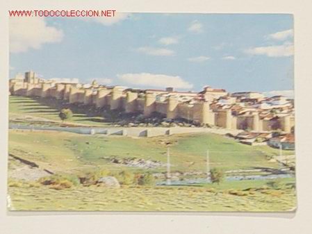 Postales: AVILA-VISTA PARCIAL DE LAS MURALLAS.No circulada.