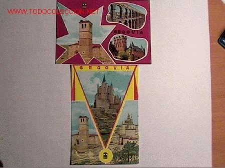 Postales: 2 POSTALES DE SEGOVIA 1964 - Foto 1
