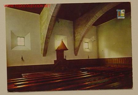 Postales: 36-SALAMANCA.AULA DE FRAY LUIS DE LEON.No circulada.