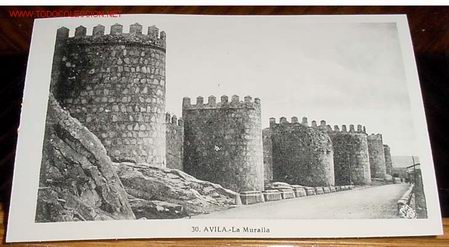 Postales: ANTIGUA POSTAL DE AVILA - MURALLA - ED. L. ROISIN