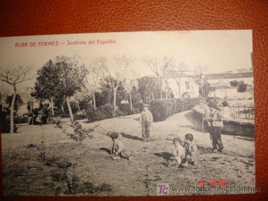 Postales: ALBA DE TORMES,JARDINES DEL ESPOLON - Foto 1