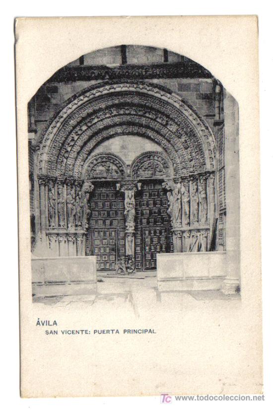 Postales: Avila - San Vicente - Puerta Principal