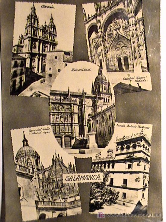 Postales: POSTAL DE SALAMANCA DE LOS 50 - Foto 1