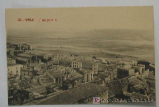 Postales: TARJETA POSTAL AVILA. Vista parcial.