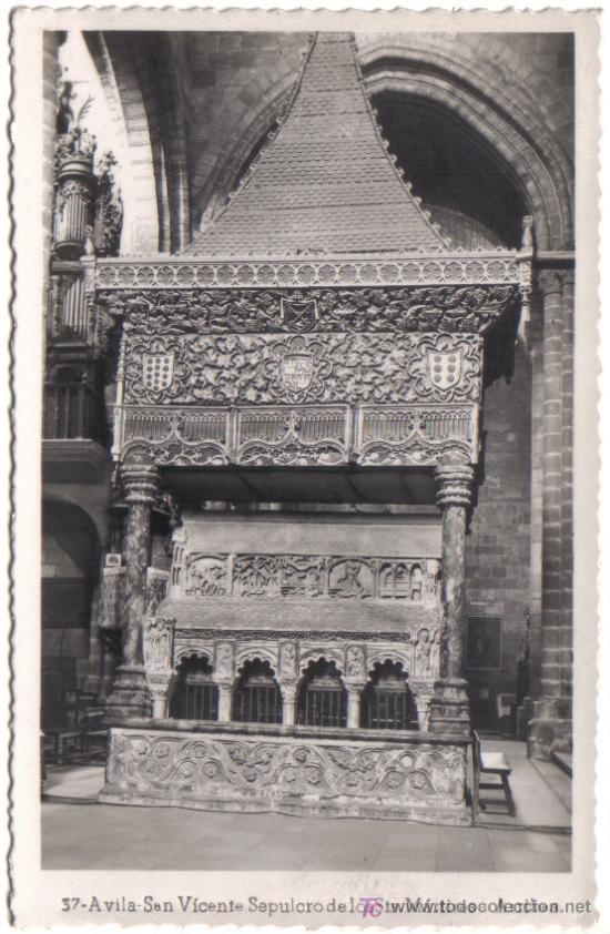 Postales: AVILA - SAN VICENTE. SEPULCRO DE LOS SANTOS MARTIRES - EDICIONES ARRIBAS N&ordm; 37.-