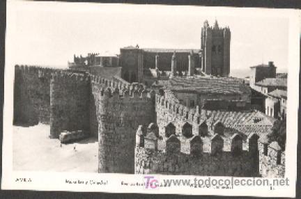 Postales: AVILA : Murallas y Catedral - Foto 1