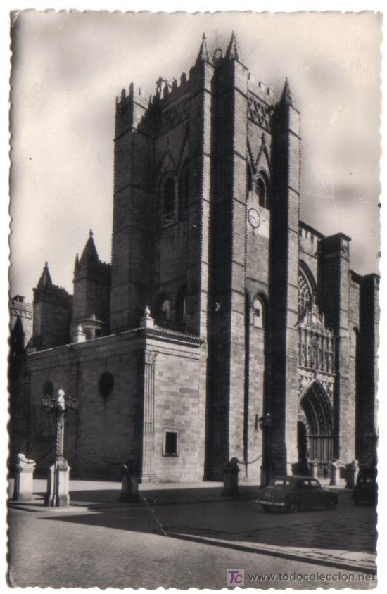 Postales: AVILA. CATEDRAL - HAE HELIOTIPIA ARTISTICA ESPA&Ntilde;OLA N&ordm; 54.-