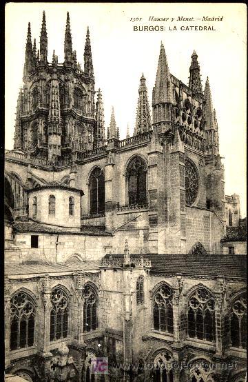 Postales: BURGOS : LA CATEDRAL - Foto 1