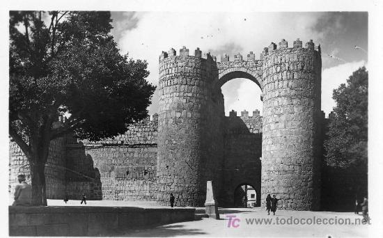 Postales: AVILA.- Puerta de San Vicente
