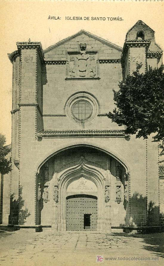 Postales: AVILA.- Iglesia de Santo Tom&aacute;s