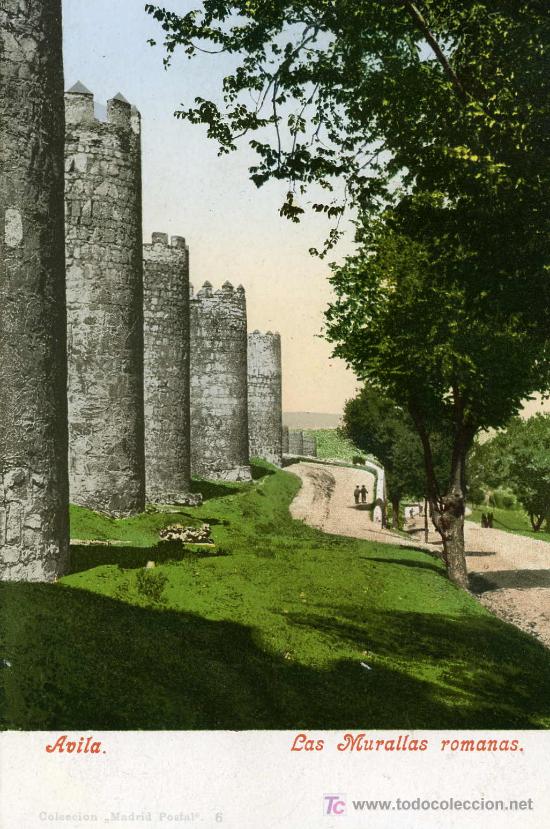 Postales: AVILA.-  Las  Murallas romanas - Foto 1