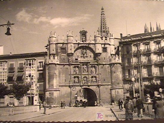 Postales: POSTAL MUY ANIMADA DE BURGOS DE LOS A&Ntilde;OS 50