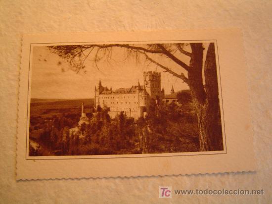 Postales: Postal de Segovia-5- El Alcazar visto desde el pinar
