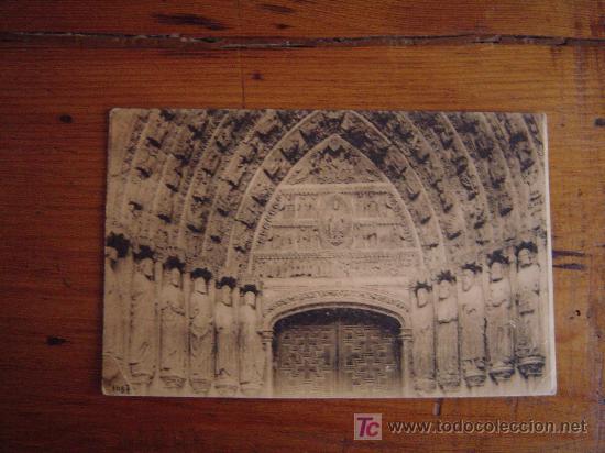 Postales: Postal de Avila-6 Catedral -puerta Lateral