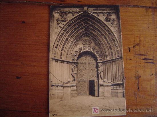 Postales: Postal de Avila-5 Catedral .Puerta Principal