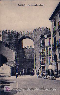 Postales: AVILA. PUERTA DEL ALC&Aacute;ZAR. - Foto 1