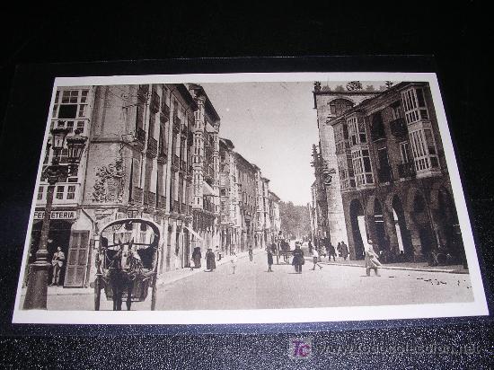 Postales: BURGOS, CALLE DE SANTANDER - Foto 1