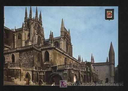 Postales: Postal - vista parcial de la Catedral de burgos (sin escribir)