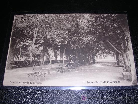 Postales: 1 SORIA, PASEO DE LA ALAMEDA - Foto 1