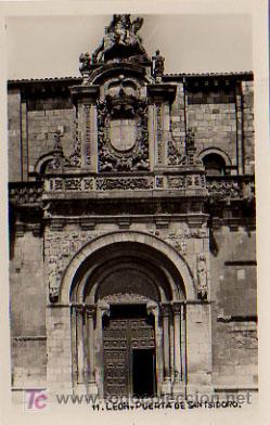Postales: LE&Oacute;N. PUERTA DE SAN ISIDORO. - Foto 1