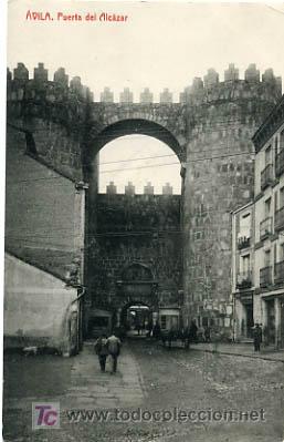 Postales: AVILA,  PUERTA DEL ALCAZAR,                       P14144