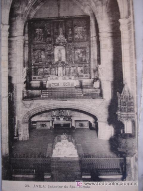 Postales: AVILA INTERIOR SANTO TOMAS - Foto 1