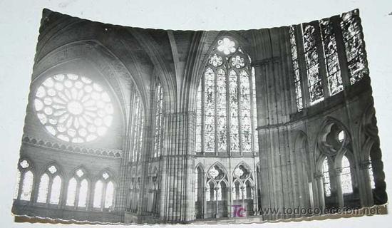 Postales: ANTIGUA FOTO POSTAL DE LEON - CATEDRAL - ED. ARTIGOT - SIN CIRCULAR