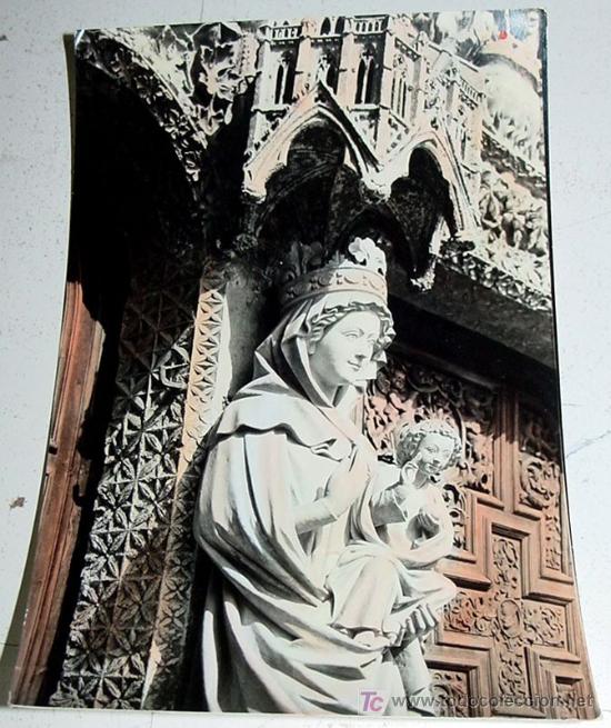Postales: ANTIGUA FOTO POSTAL DE LEON - 14 - CATEDRAL, NUESTRA SE&Ntilde;ORA LA BLANCA - EDICIONES ARTIGOT - SIN CIRC
