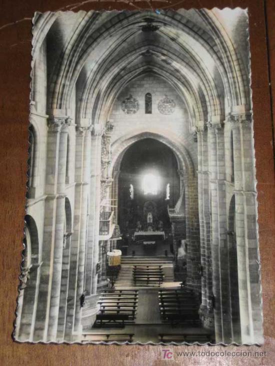Postales: ANTIGUA FOTO POSTAL COLOREADA DE AVILA - N&ordm; 49 - BASILICA DE S. VICENTE - ED. ARTIGOT - NO CIRCULADA