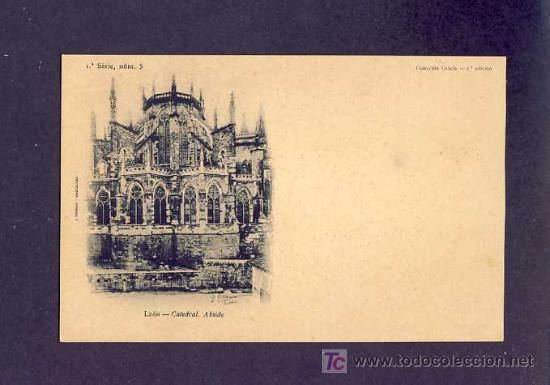 Postales: Postal de LEON: Catedral, abside (Thomas, Serie I num.5) - Foto 1