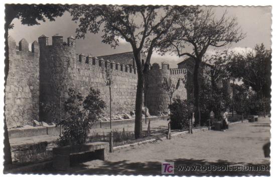Postales: AVILA - JARDINES DEL PASEO DEL RASTRO. EDICIONES GARCIA GARRABELLA N&ordm; 32