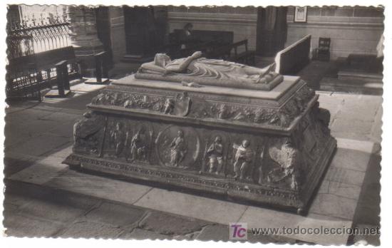 Postales: AVILA - CONVENTO DE SANT TOMAS, SEPULCRO DEL PRINCIPE DON JUAN. EDICIONES GARCIA GARRABELLA N&ordm; 75