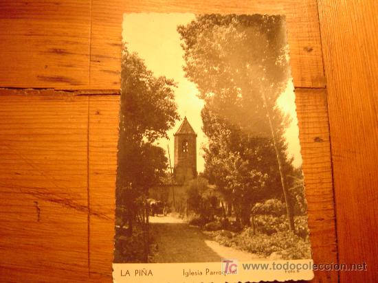Postales: Postal de la Pi&ntilde;a .6 Iglesia parroquial
