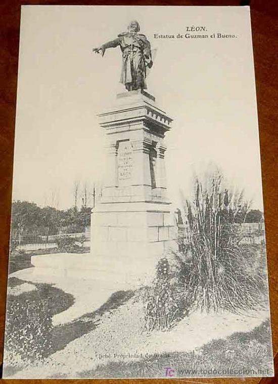 Postales: ANTIGUA POSTAL DE LEON, VISTA PANORAMICA - CLICHE PROPIEDAD DE GRACIA - EL GALLO, PARIS - SIN CIRCUL