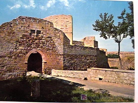 Postales: POSTAL DEL CASTILLO DE ZAMORA DE LOS A&Ntilde;OS 70