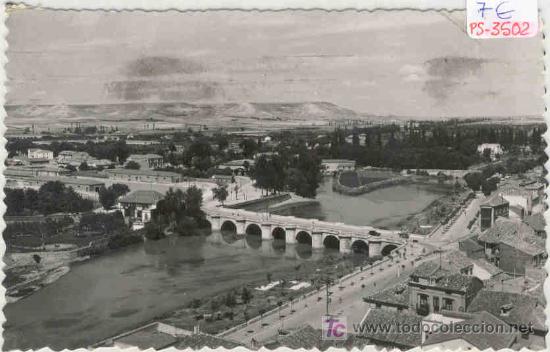Postales: (PS-3502)POSTAL DE PALENCIA-RIO CARRION Y PUENTES
