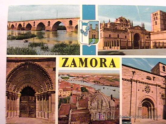 Postales: POSTAL DE ZAMORA DE LOS A&Ntilde;OS 70