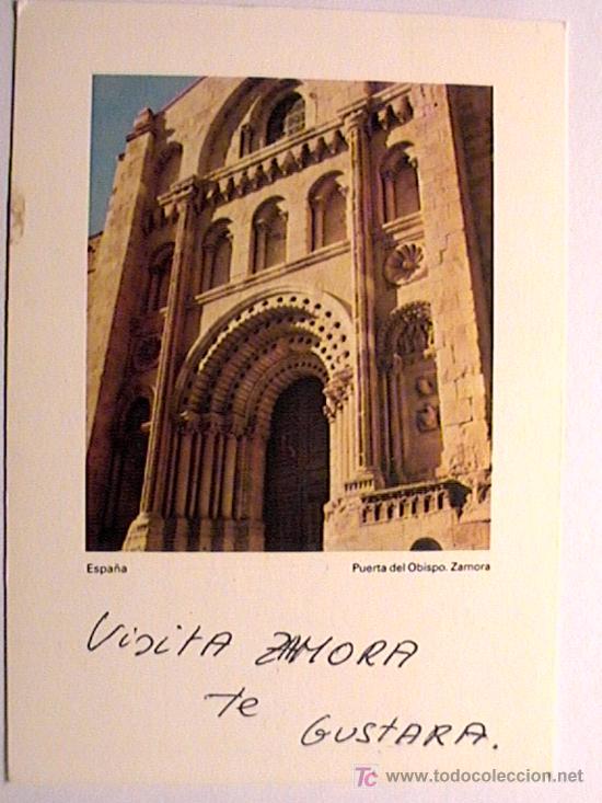 Postales: POSTAL DE ZAMORA DE LOS A&Ntilde;OS 80