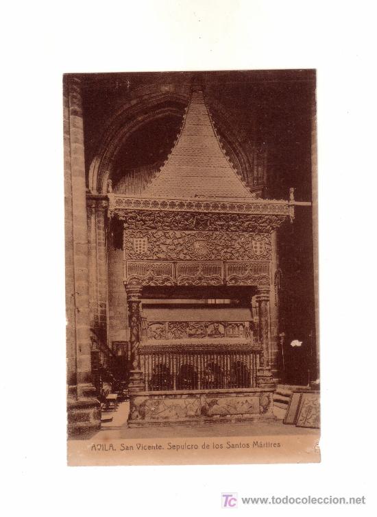 Postales: -11461 &iexcl;&iexcl; POSTAL AVILA, SAN VICENTE Y SANTOS MARTIRES, FOTOTIPIA THOMAS !!