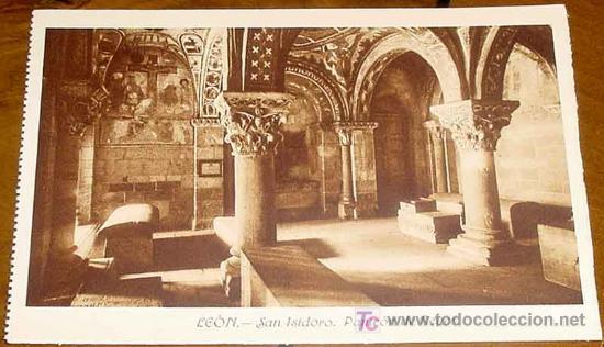 Postales: ANTIGUA POSTAL DE LEON - SAN ISIDORO, PANTEON DE LOS REYES - GRAFICAS VILLARROCA - SIN CIRCULAR